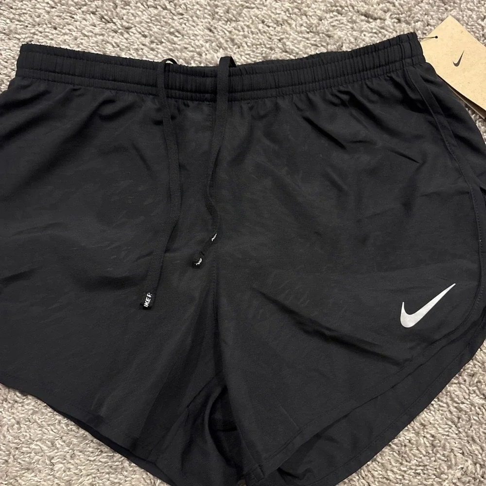 NEW Nike Tempo Women's Sz XS Brief-Lined Running Shorts Black 831281-010 NEW
